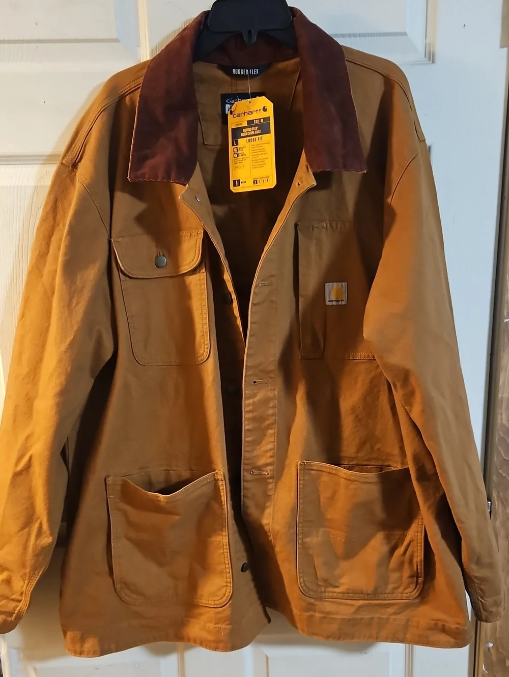 Carhartt Men's Chore Coat: Tan/Brown: New With Tags: Size 2XL